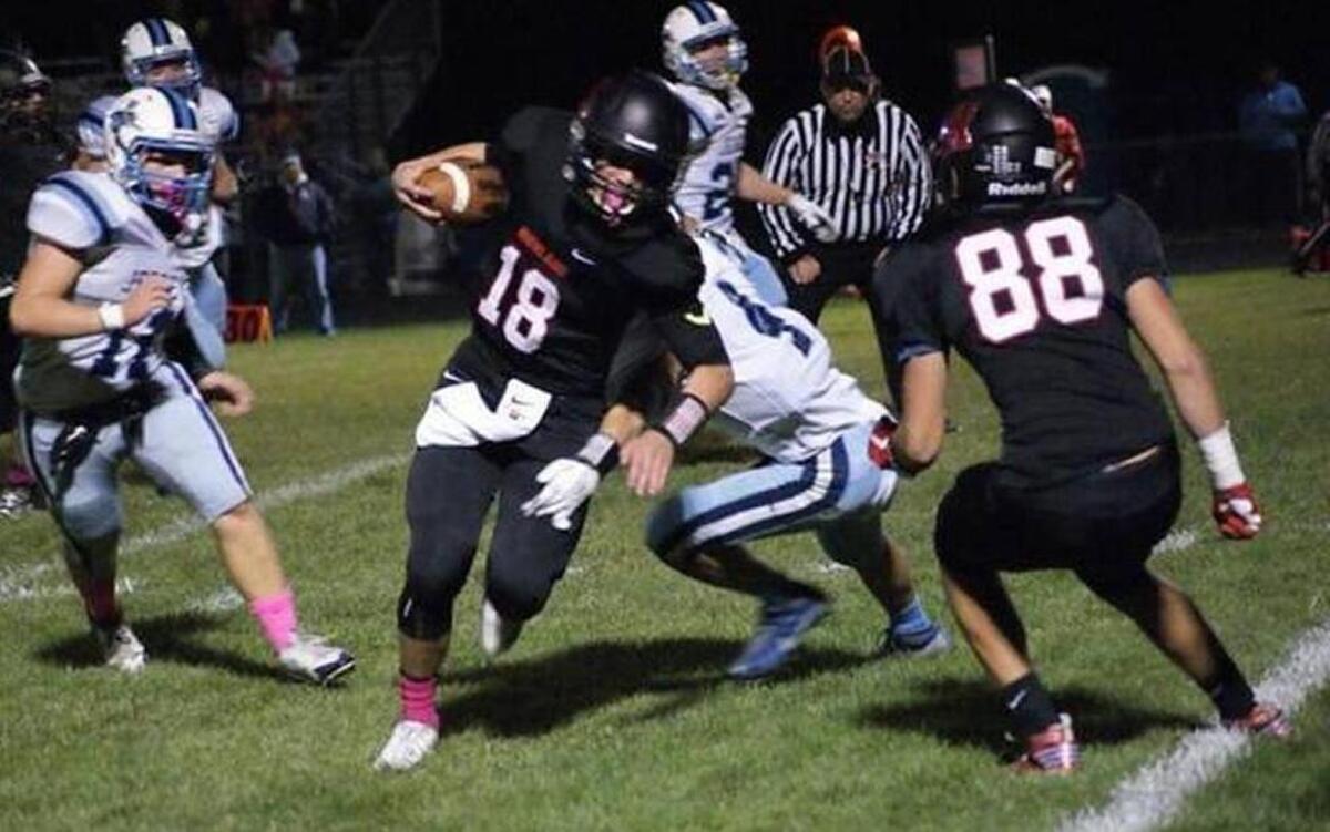 Highland quarterback Garrett Marti has led the Bulldogs to an 8-1 regular season record and a No. 2 state ranking in the final Class 5A poll.