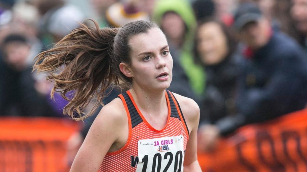 Waterloo’s Jenna Schwartz during the IHSA Class 2A state finals in Peoria.