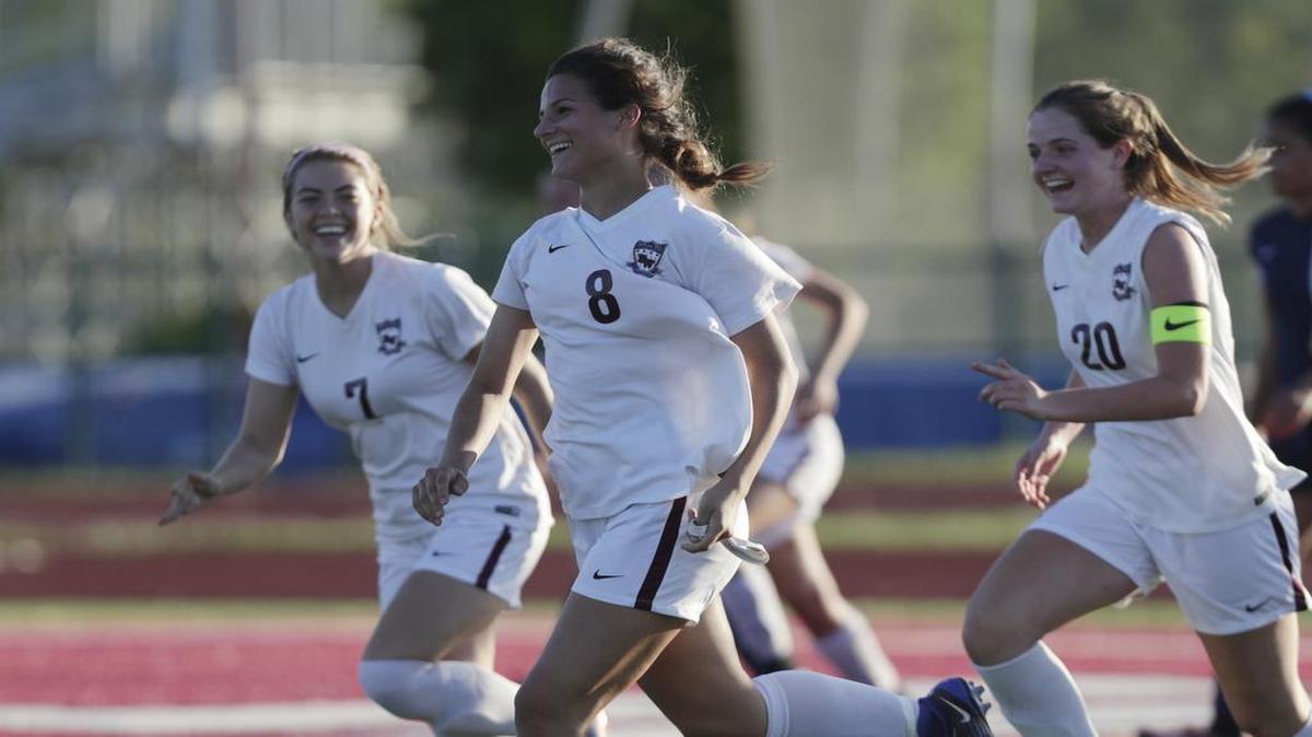 Belleville West’s Gabby Holtrop scores during their Class 3A Regional against Belleville East at Belleville West on Monday.