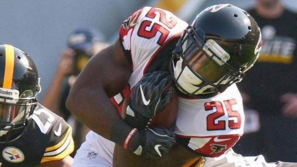 Brian Hill, selected by the Falcons in the fifth round of the draft in April, replaced Jeremy Hill on the Bengals’ roster.