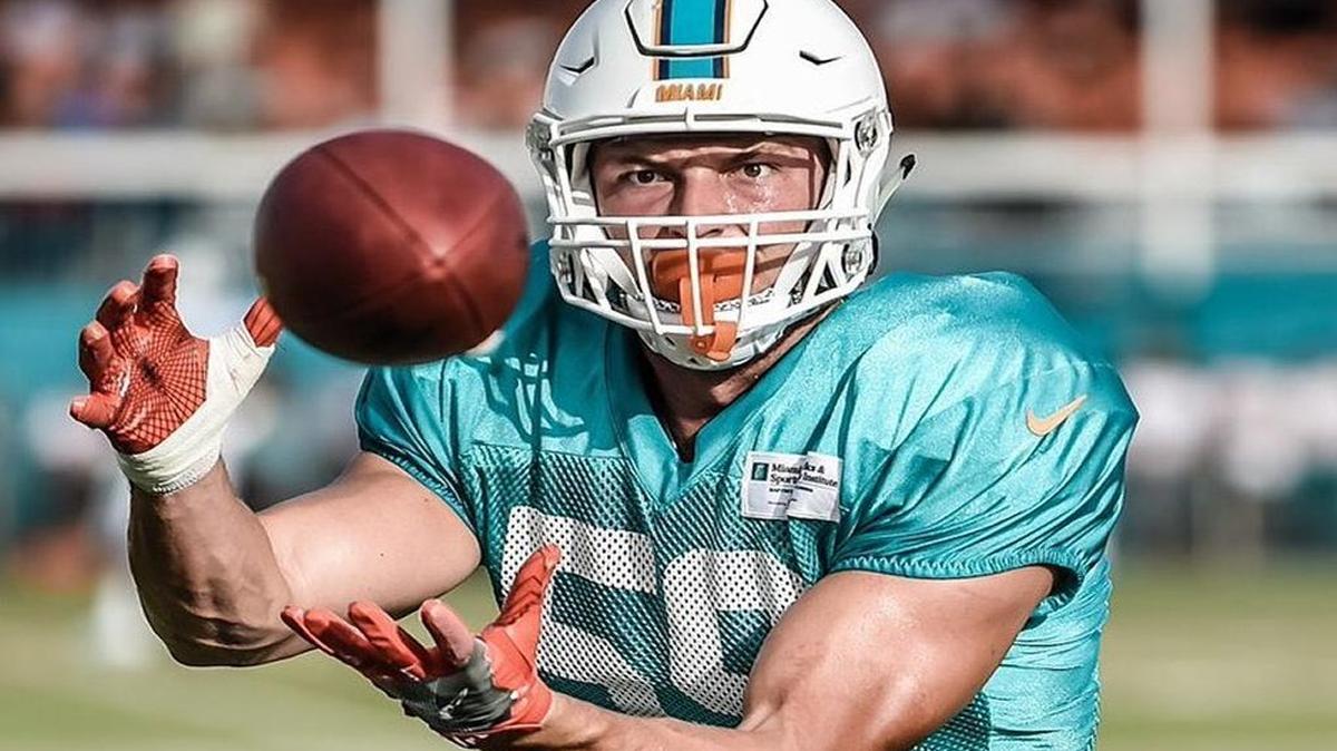 Chase Allen, a graduate of Belleville East and Southern Illinois University-Carbondale, earned a spot on the Miami Dolphins 53-man roster as an undrafted free agent