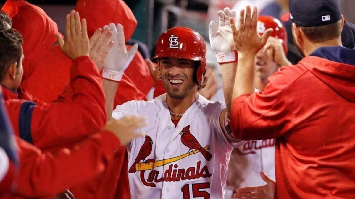 The St. Louis Cardinals traded outfielder Randal Grichuk to the Toronto Blue Jays Friday.
