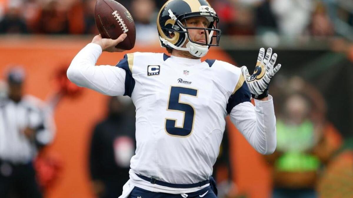 Nick Foles will make his second straight start at quarterback for the St. Louis Rams in place of injured Case Keenum.