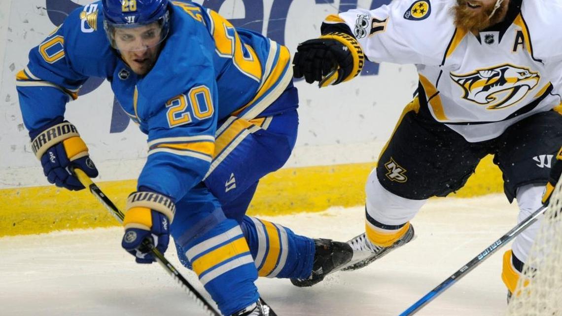 Blues nail down big win in showdown with Predators