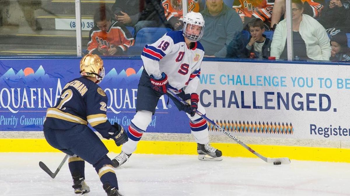Swansea native Clayton Keller (19) is one of four potential first-round NHL Draft picks from the St. Louis area.