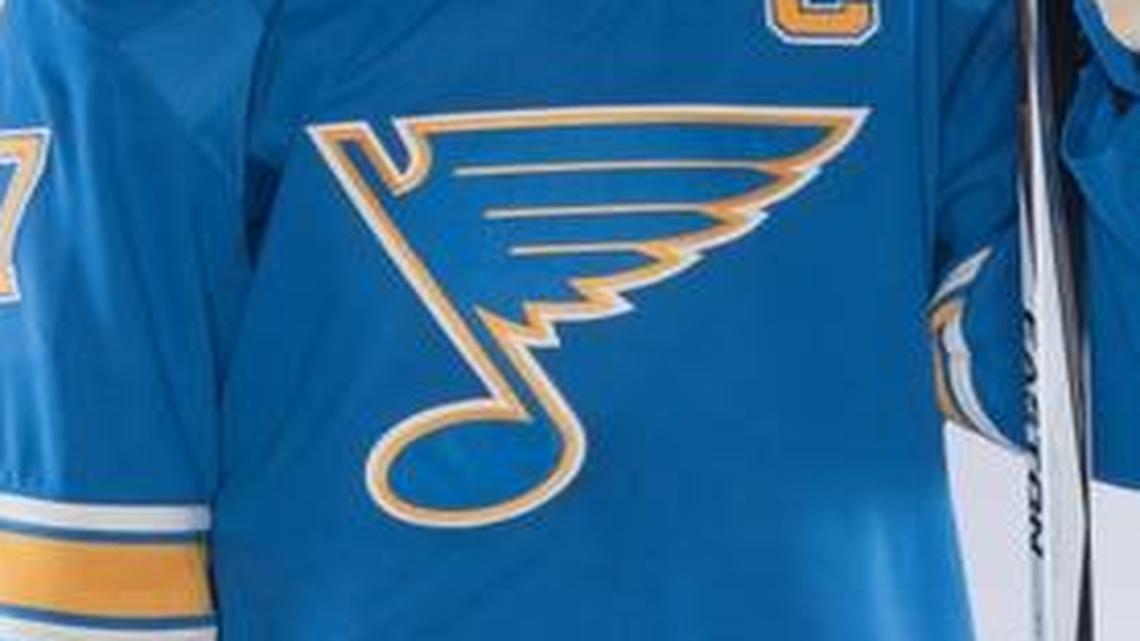 Blues unveil a classic sweater for winter showcase