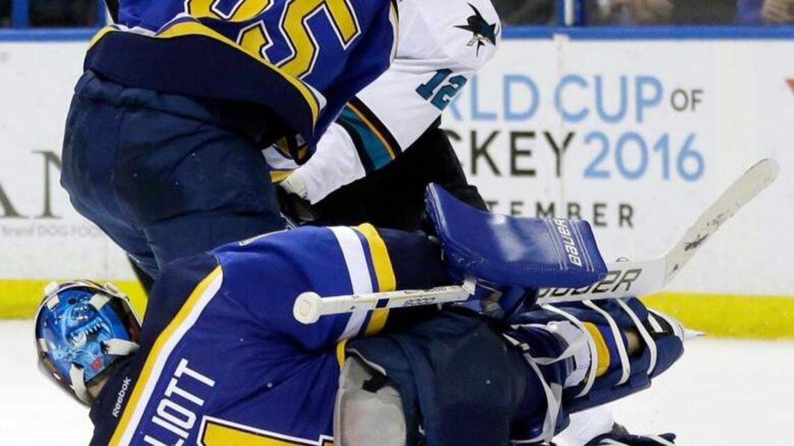 St. Louis Blues hold on to beat San Jose Sharks in Game 1