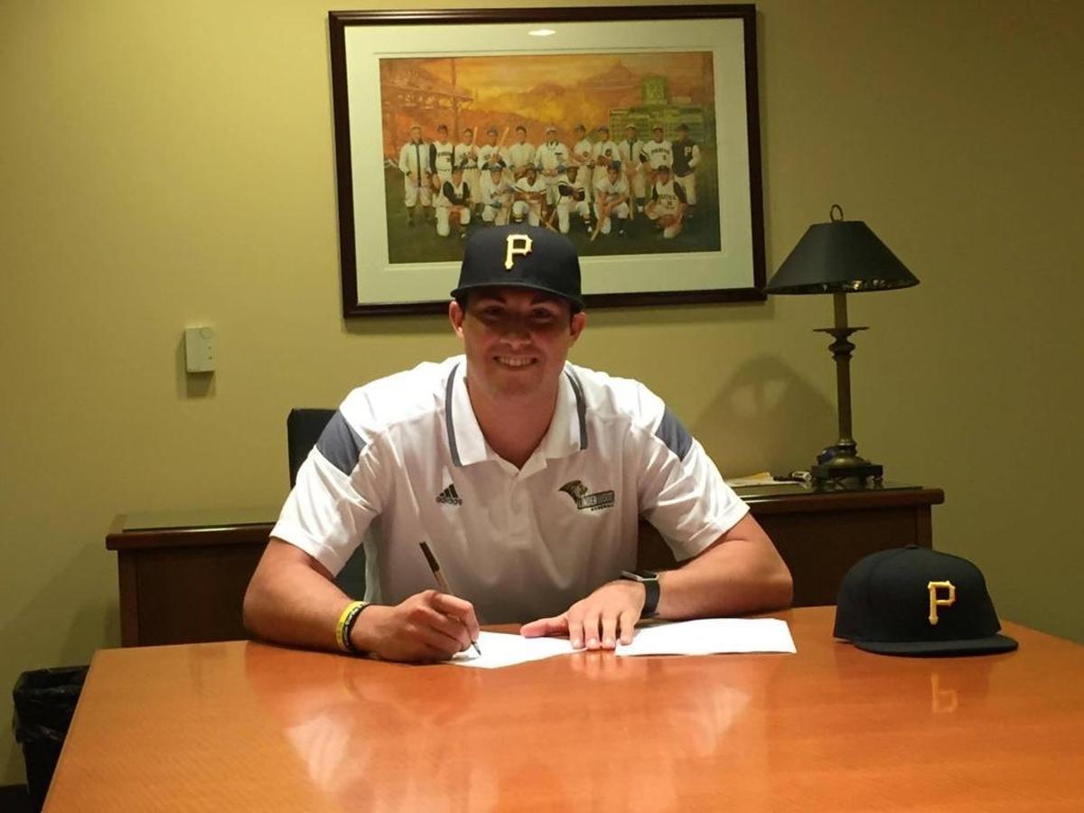 Geoff Hartlieb was all smiles when he signed with the Pittsburgh Pirates. And while he’s still got a ways to go before reaching the big club, he is one step closer.