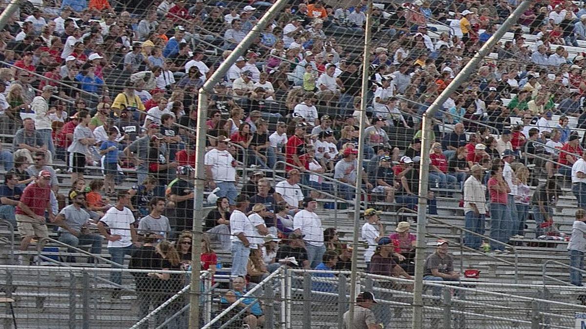 
A BND file photo of the stands at Gateway International Raceway.
